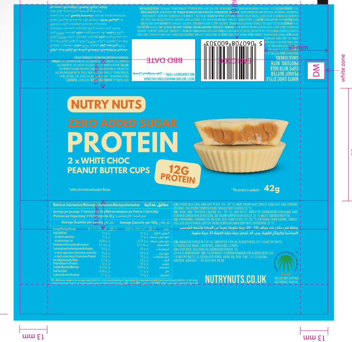 NUTRY NUTS 42G