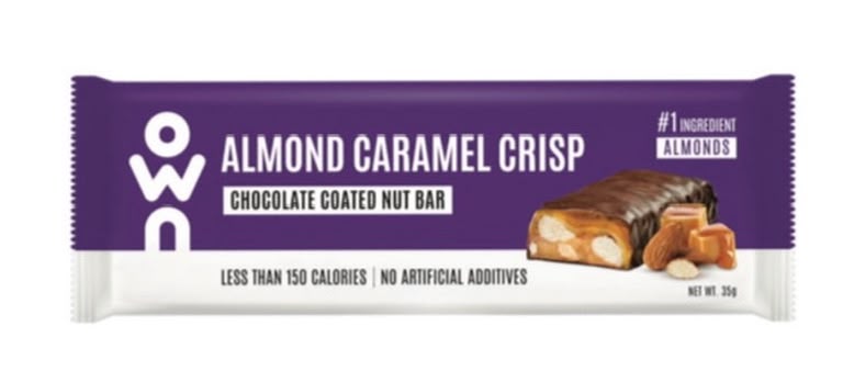 OWN Almond Caramel Crisp Bar Single